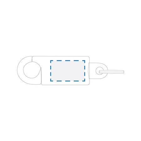 Pad Print Decoration Area (Keychain)